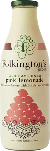 FOLKINGTON'S Old-Fashioned Pink Lemonade 1000ml (Pack of 6)