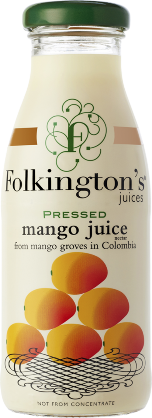 FOLKINGTON'S Pressed Mango Juice Drink 250ml (Pack of 12)