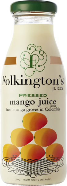 FOLKINGTON'S Pressed Mango Juice Drink 250ml (Pack of 12)