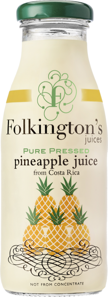 FOLKINGTON'S Pineapple Juice 250ml (Pack of 12)