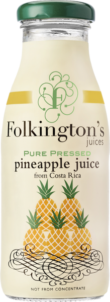 FOLKINGTON'S Pineapple Juice 250ml (Pack of 12)