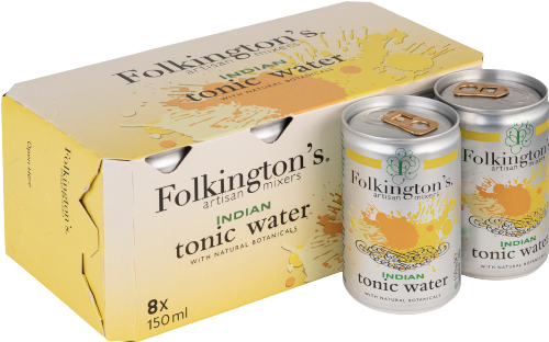 FOLKINGTON'S Indian Tonic Water (8x150ml) (Pack of 3)