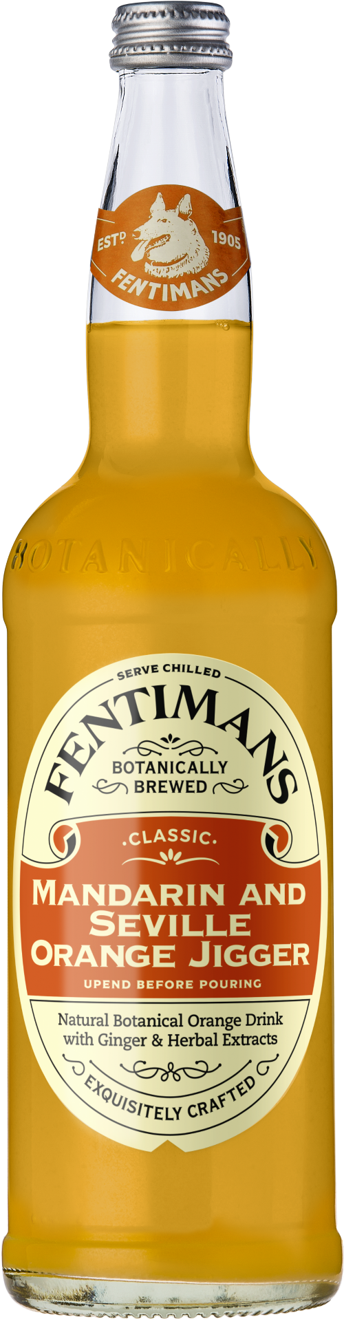 FENTIMANS Mandarin & Seville Orange Jigger 750ml (Pack of 6)