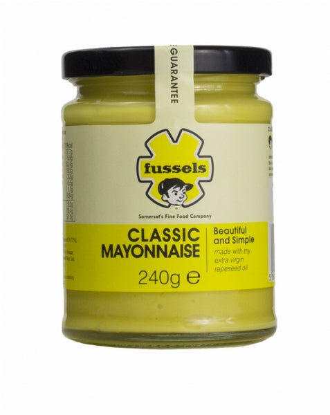 FUSSELS Rapeseed Mayonnaise - Classic 240g (Pack of 6)