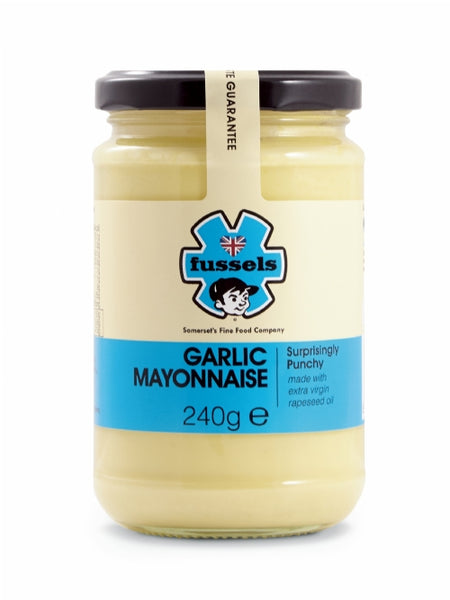 FUSSELS Rapeseed Mayonnaise - Garlic 240g (Pack of 6)