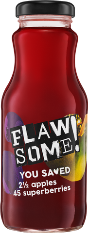 FLAWSOME! Apple & Superberries Juice 250ml (Pack of 12)