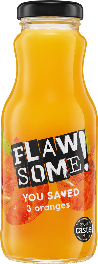 FLAWSOME! Orange Juice 250ml (Pack of 12)