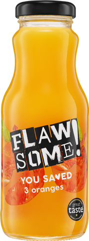 FLAWSOME! Orange Juice 250ml (Pack of 12)