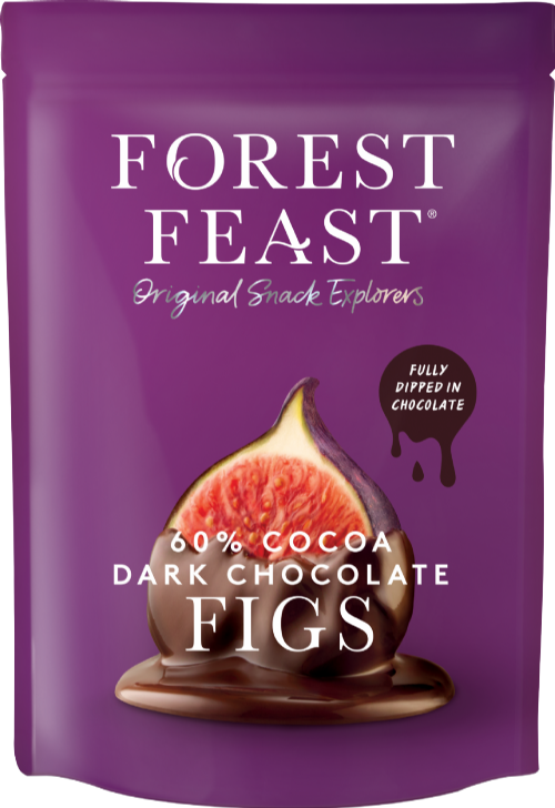FOREST FEAST Dark Chocolate Figs 140g (Pack of 6)