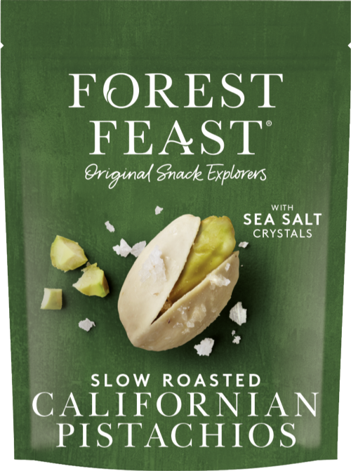 FOREST FEAST Slow Roasted Californian Pistachios 120g (Pack of 8)