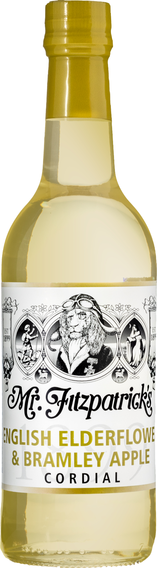MR FITZPATRICK'S Elderflower & Bramley Apple Cordial 500ml (Pack of 6)