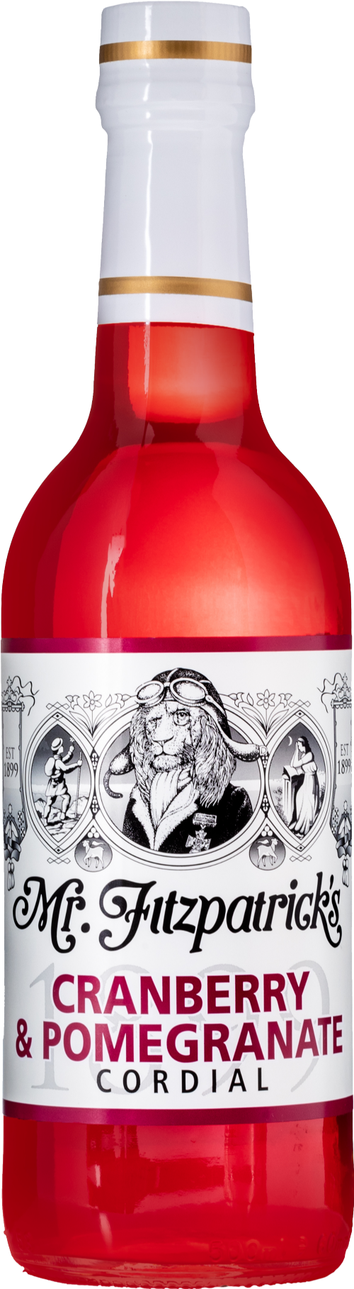 MR FITZPATRICK'S Cranberry & Pomegranate Cordial 500ml (Pack of 6)