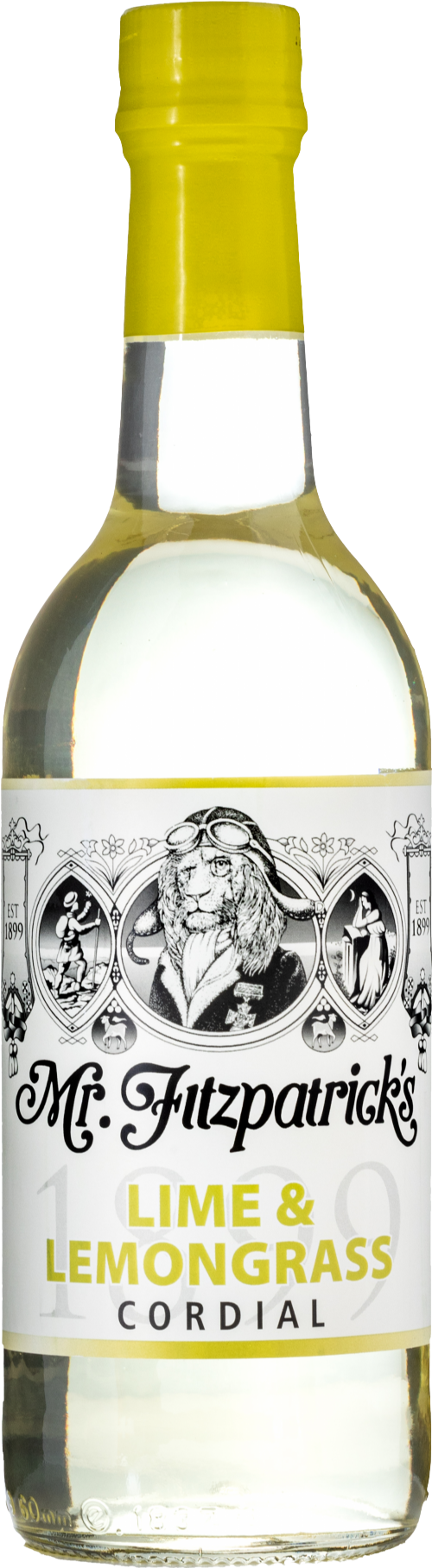 MR FITZPATRICK'S Lime & Lemongrass Cordial 500ml (Pack of 6)