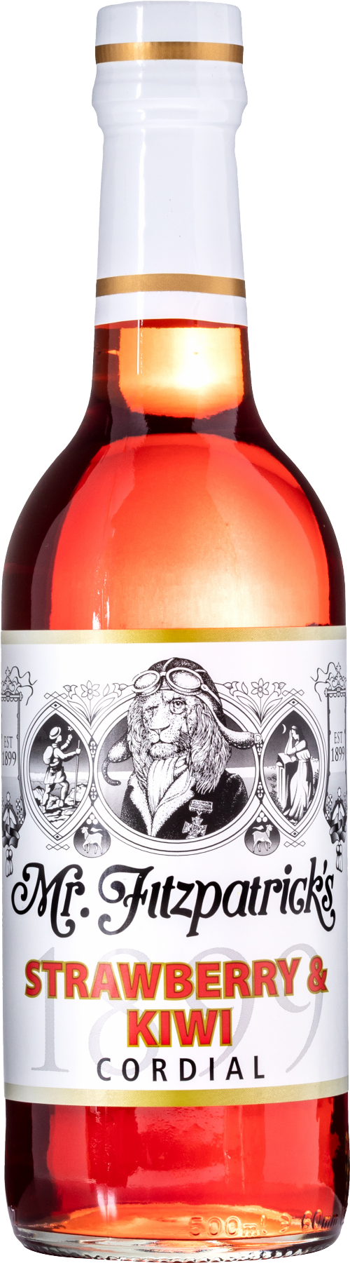 MR FITZPATRICK'S Strawberry & Kiwi Cordial 500ml (Pack of 6)