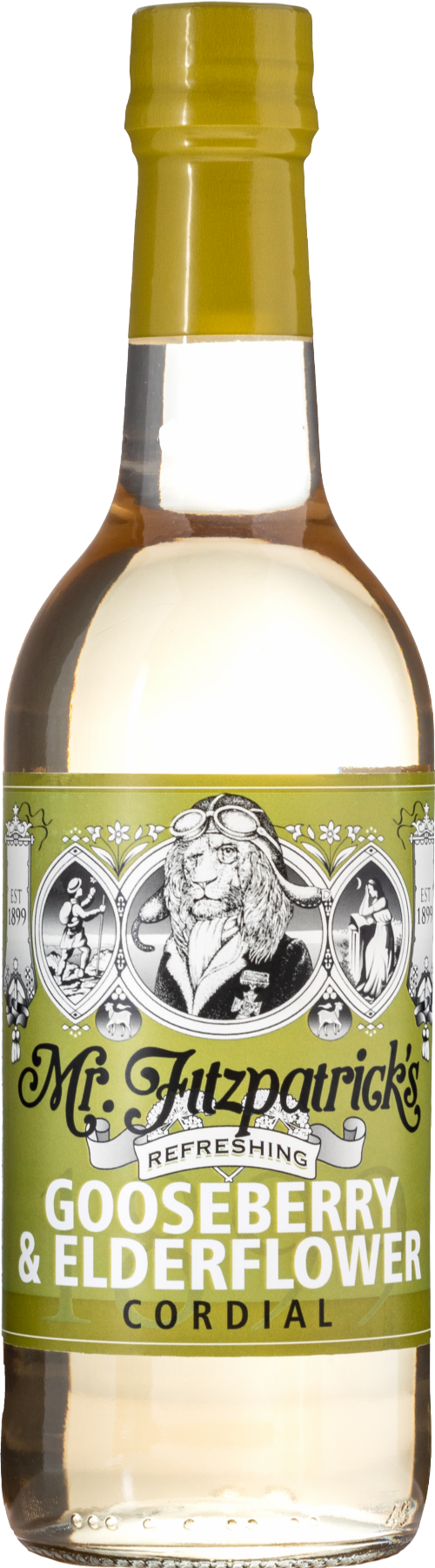 MR FITZPATRICK'S Gooseberry & Elderflower Cordial 500ml (Pack of 6)
