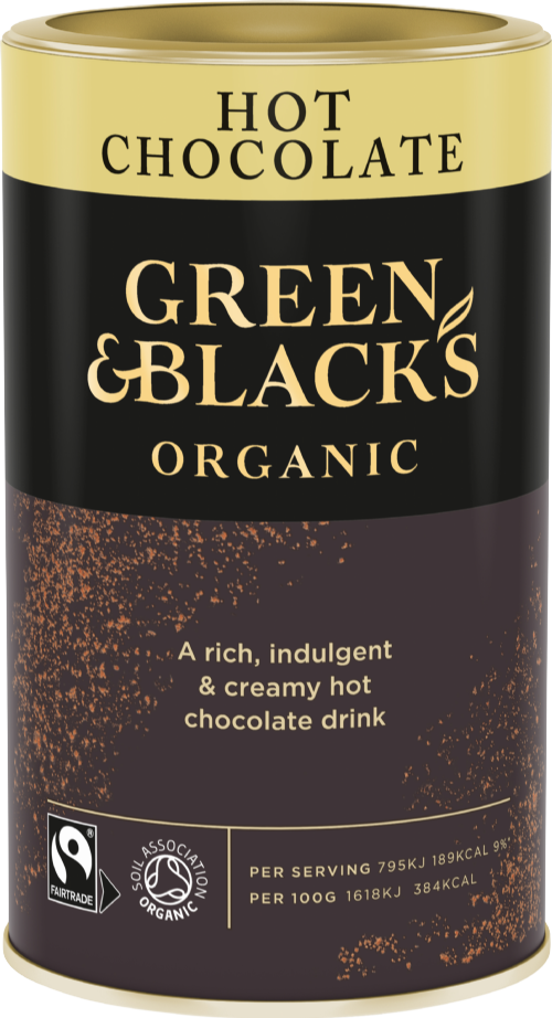 GREEN & BLACK'S Organic Hot Chocolate 250g (Pack of 6)