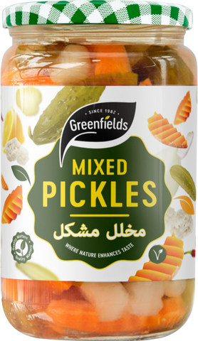 GREENFIELDS Mixed Pickles 720g (Pack of 6)