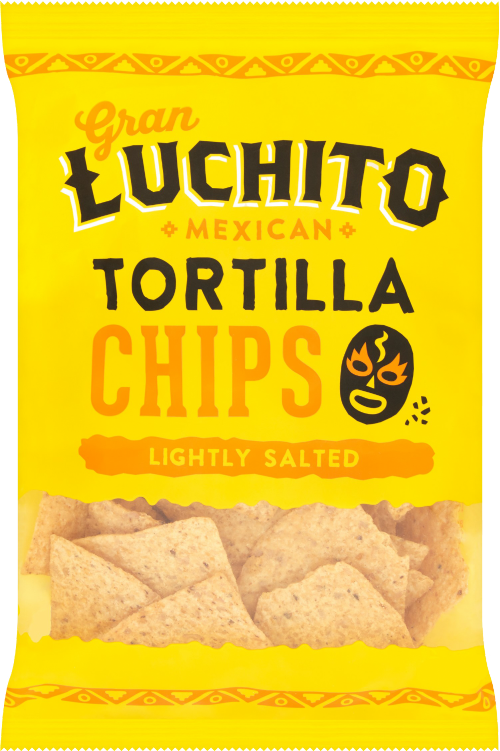 GRAN LUCHITO Tortilla Chips - Lightly Salted 170g (Pack of 10)