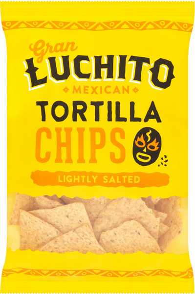 GRAN LUCHITO Tortilla Chips - Lightly Salted 170g (Pack of 10)
