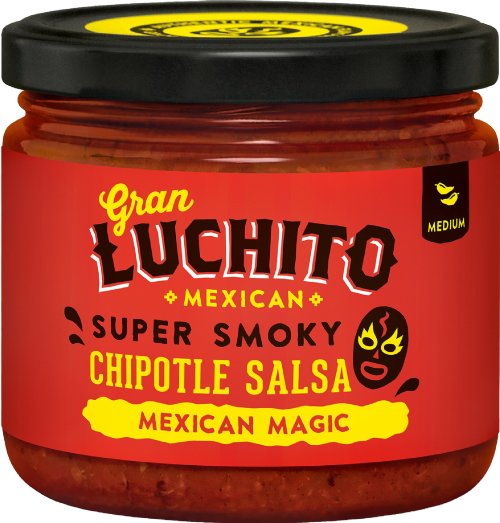 GRAN LUCHITO Chipotle Salsa 300g (Pack of 6)