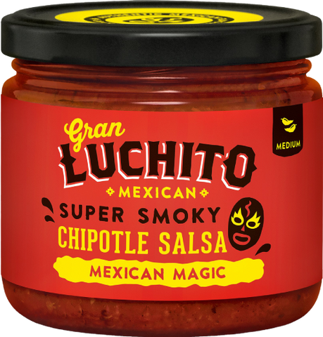 GRAN LUCHITO Chipotle Salsa 300g (Pack of 6)