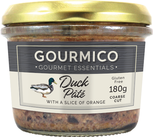 GOURMICO Duck Pate with a Slice of Orange 180g (Pack of 6)