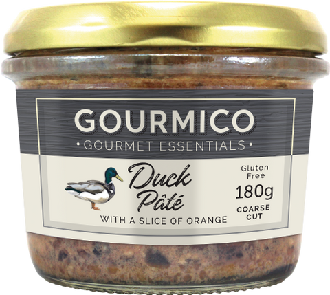 GOURMICO Duck Pate with a Slice of Orange 180g (Pack of 6)