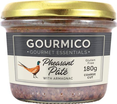 GOURMICO Pheasant Pate with Armagnac 180g (Pack of 6)