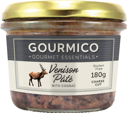 GOURMICO Venison Pate with Cognac 180g (Pack of 6)