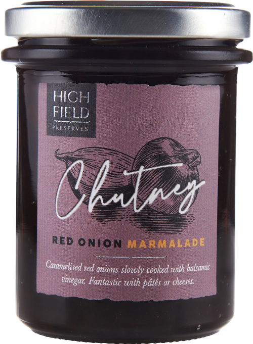 HIGHFIELD PRESERVES Red Onion Marmalade 220g (Pack of 6)