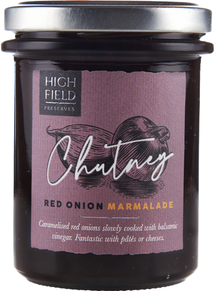 HIGHFIELD PRESERVES Red Onion Marmalade 220g (Pack of 6)