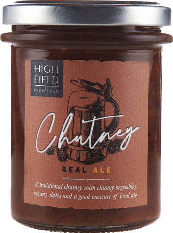 HIGHFIELD PRESERVES Real Ale Chutney 210g (Pack of 6)