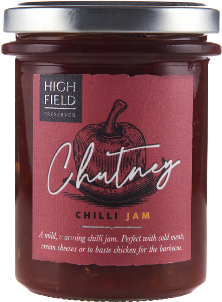 HIGHFIELD PRESERVES Chilli Jam 210g (Pack of 6)