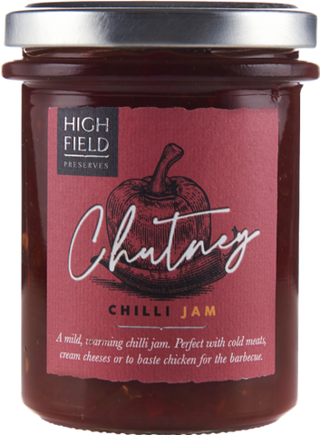 HIGHFIELD PRESERVES Chilli Jam 210g (Pack of 6)