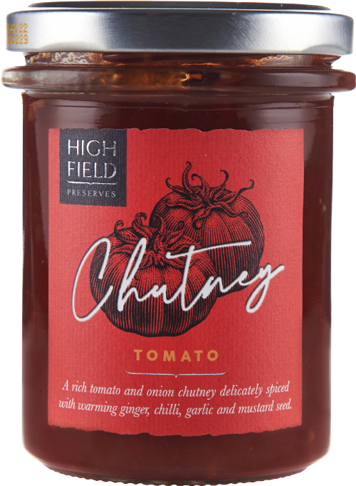 HIGHFIELD PRESERVES Tomato Chutney 210g (Pack of 6)