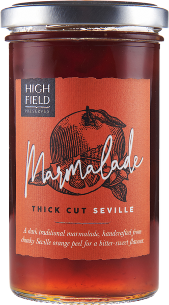 HIGHFIELD PRESERVES Thick Cut Seville Orange Marmalade 320g (Pack of 6)