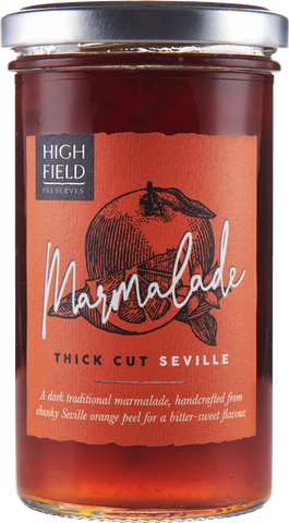 HIGHFIELD PRESERVES Thick Cut Seville Orange Marmalade 320g (Pack of 6)