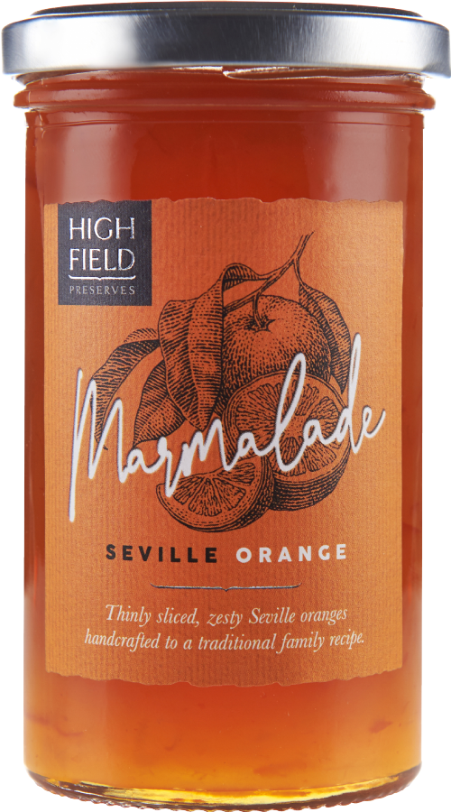 HIGHFIELD PRESERVES Seville Orange Marmalade 320g (Pack of 6)