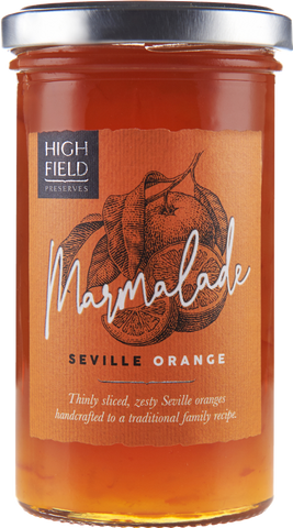 HIGHFIELD PRESERVES Seville Orange Marmalade 320g (Pack of 6)