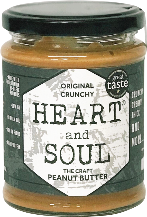 HEART & SOUL The Craft Peanut Butter - Original Crunchy 280g (Pack of 6)