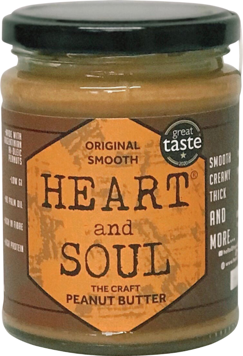 HEART & SOUL The Craft Peanut Butter - Original Smooth 280g (Pack of 6)