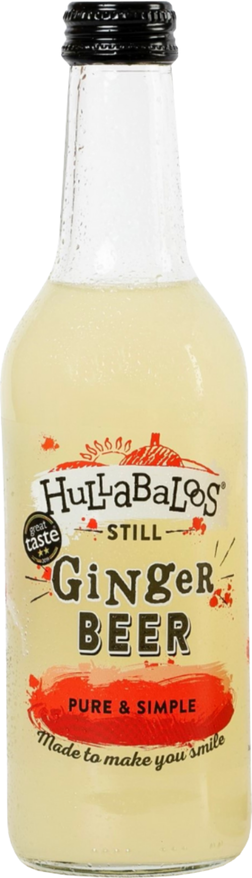 HULLABALOOS Still Ginger Beer 330ml (Pack of 12)