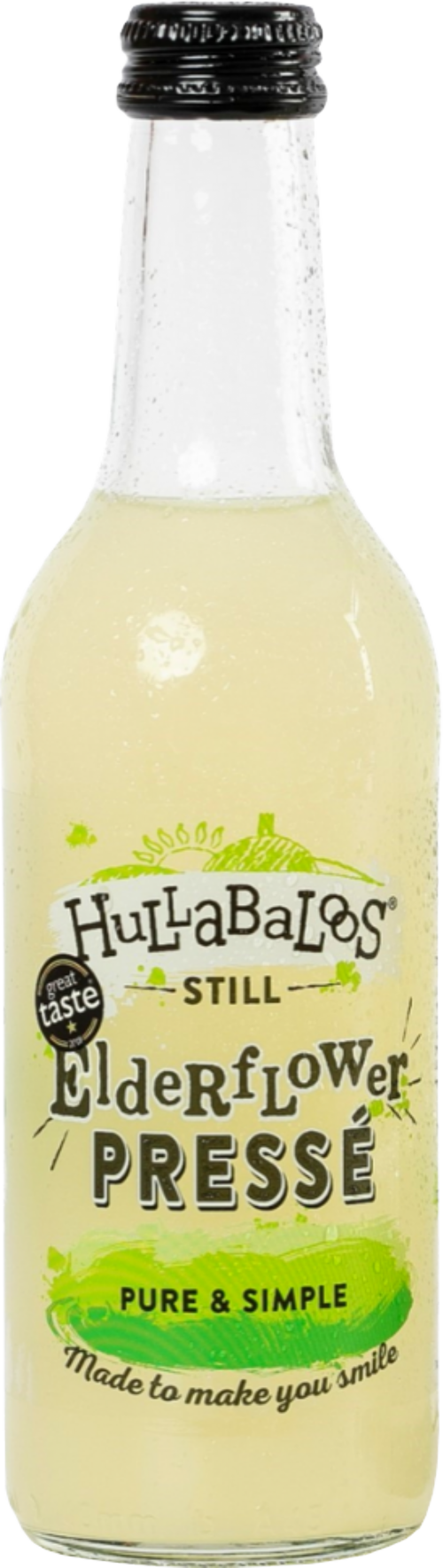 HULLABALOOS Still Elderflower Presse 330ml (Pack of 12)