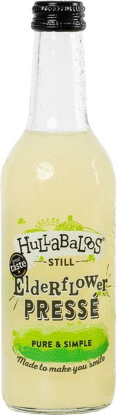 HULLABALOOS Still Elderflower Presse 330ml (Pack of 12)