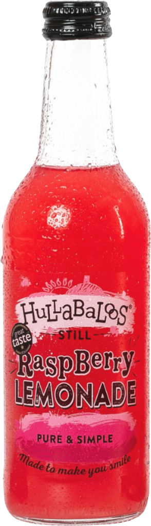 HULLABALOOS Still Raspberry Lemonade 330ml (Pack of 12)