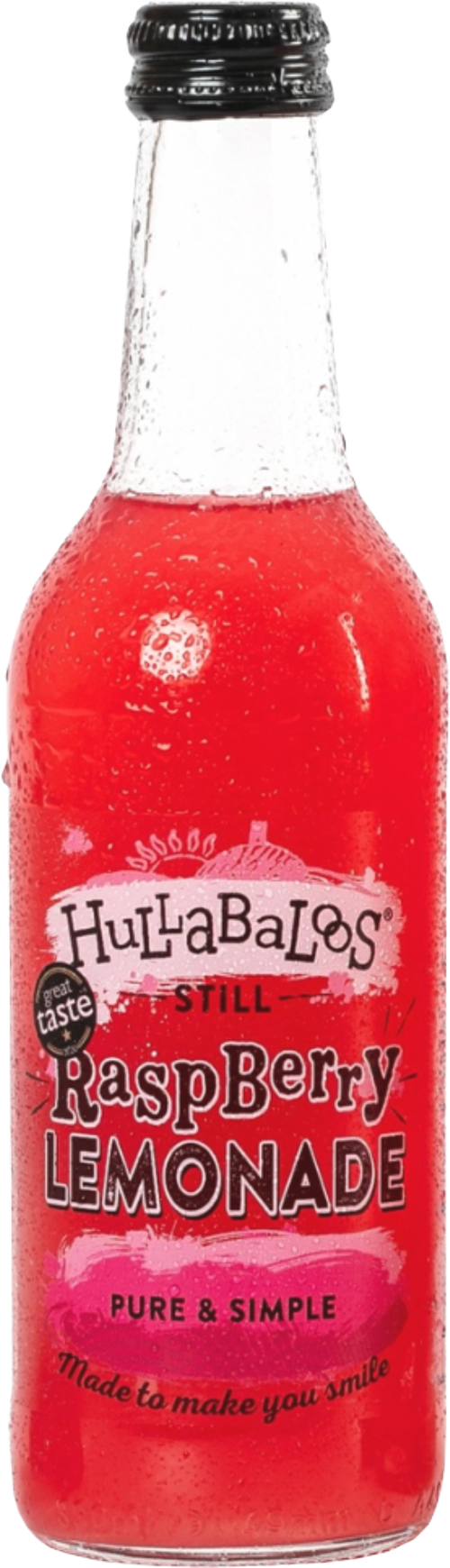 HULLABALOOS Still Raspberry Lemonade 330ml (Pack of 12)