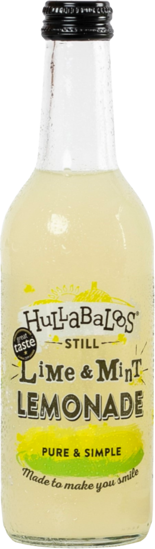 HULLABALOOS Still Lime & Mint Lemonade 330ml (Pack of 12)