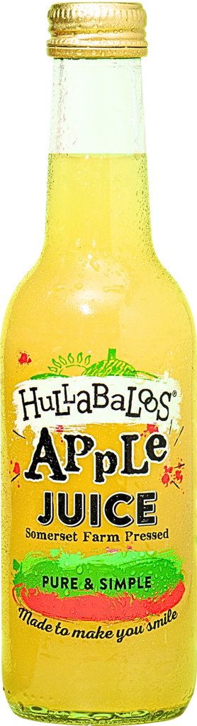 HULLABALOOS Apple Juice 250ml (Pack of 12)