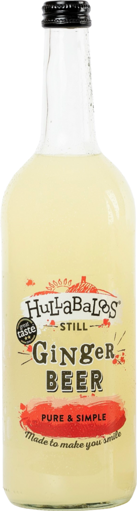 HULLABALOOS Still Ginger Beer 750ml (Pack of 6)