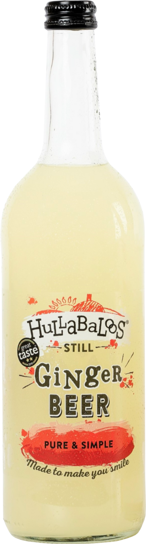 HULLABALOOS Still Ginger Beer 750ml (Pack of 6)